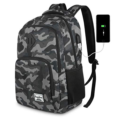 YAMTION Herren Rucksack,Schulrucksack Jungen...